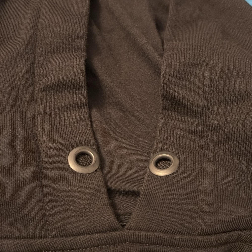 •SOLD• George V SUPER PANDA  Black Rhinestone Hoodie Size XL - Picture 3 of 12
